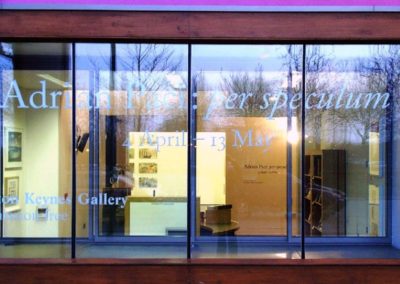 Temporary Window Graphics Milton Keynes Art Gallery by Signarama UK