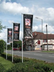 Restaurant Banner and Flags by Signarama UK