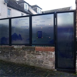 Printe Frosted Window Graphics - The Scottish Geological Society by Signarama UK
