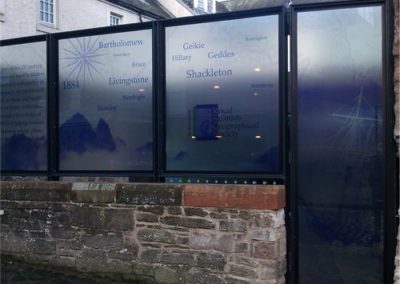 Printe Frosted Window Graphics - The Scottish Geological Society by Signarama UK