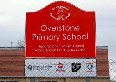 Overstone Northants School Sign by Signarama UK